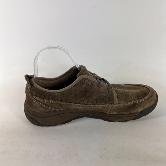 Chaco Everett mens size 7 tan suede minimalist casual lace up shoes sneakers - Picture 3 of 11